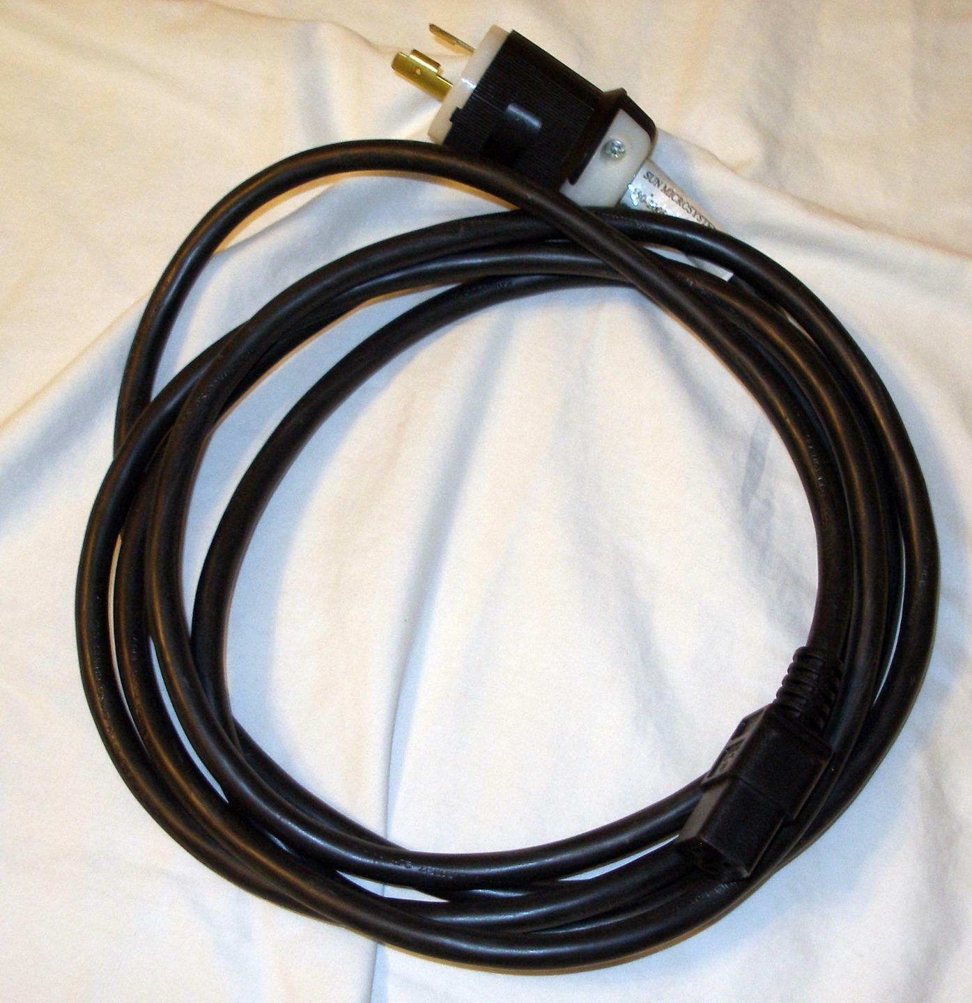 Power Cable  208-240 VAC 20 Amp – L6-20 to C19  Sun Microsystems Part # 180-2005