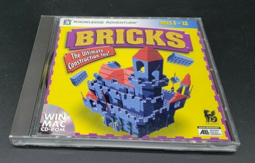 Bricks by Knowledge Adventure Vintage Windows Mac CD-ROM