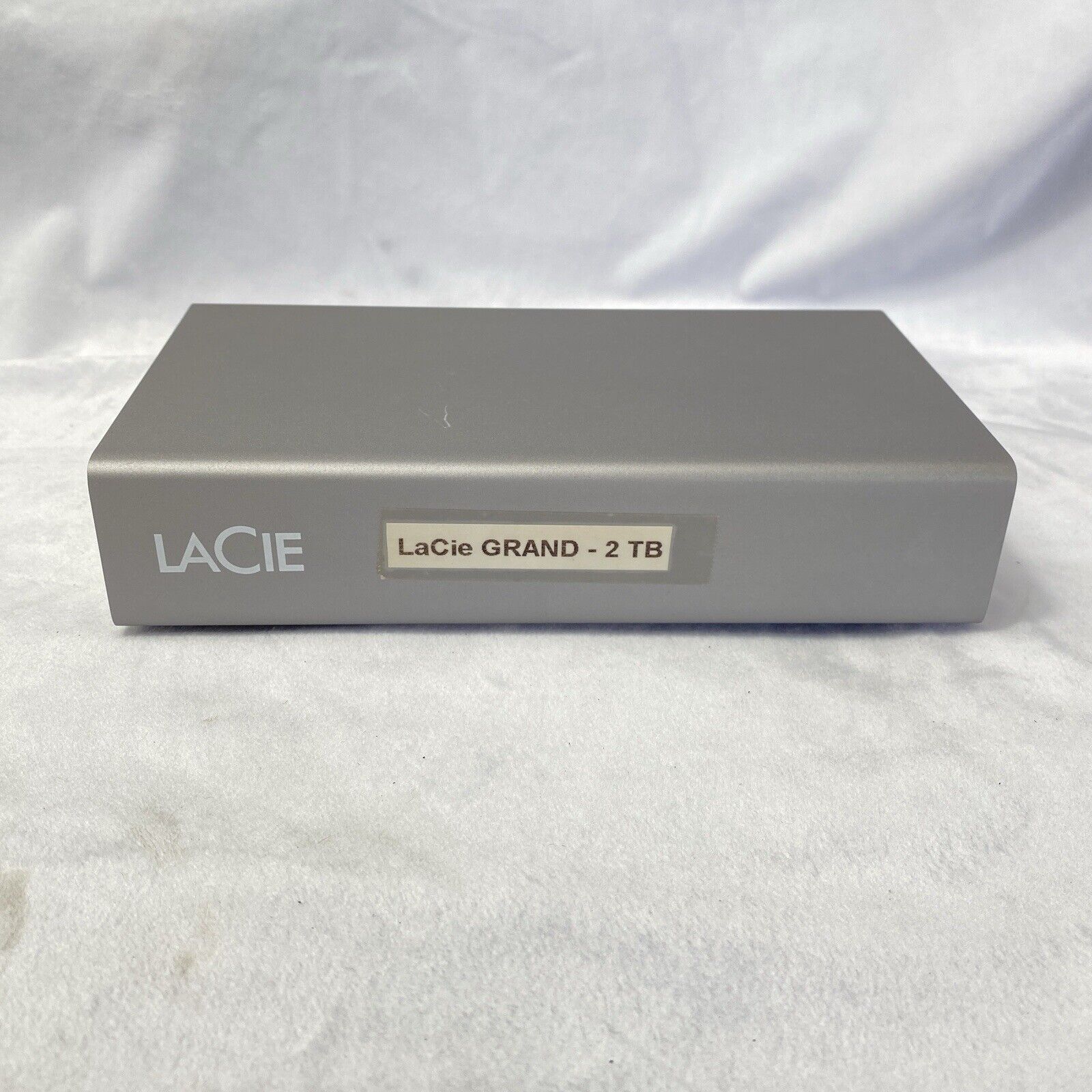 LaCie Grand 2TB 2.0 External Hard Drive Fast Durable Secure Quality