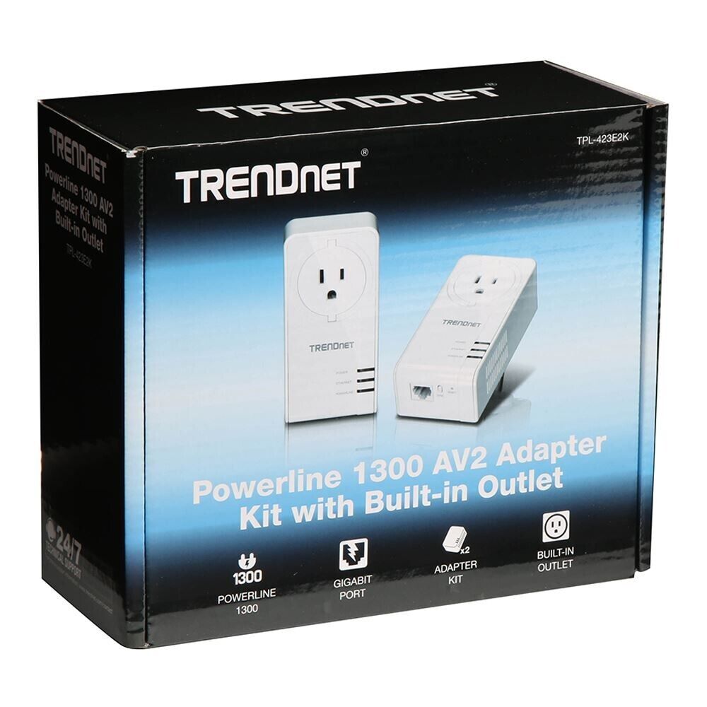 Trendnet Powerline 1300 AV2 Adapter Kit (NEW/Boxed)