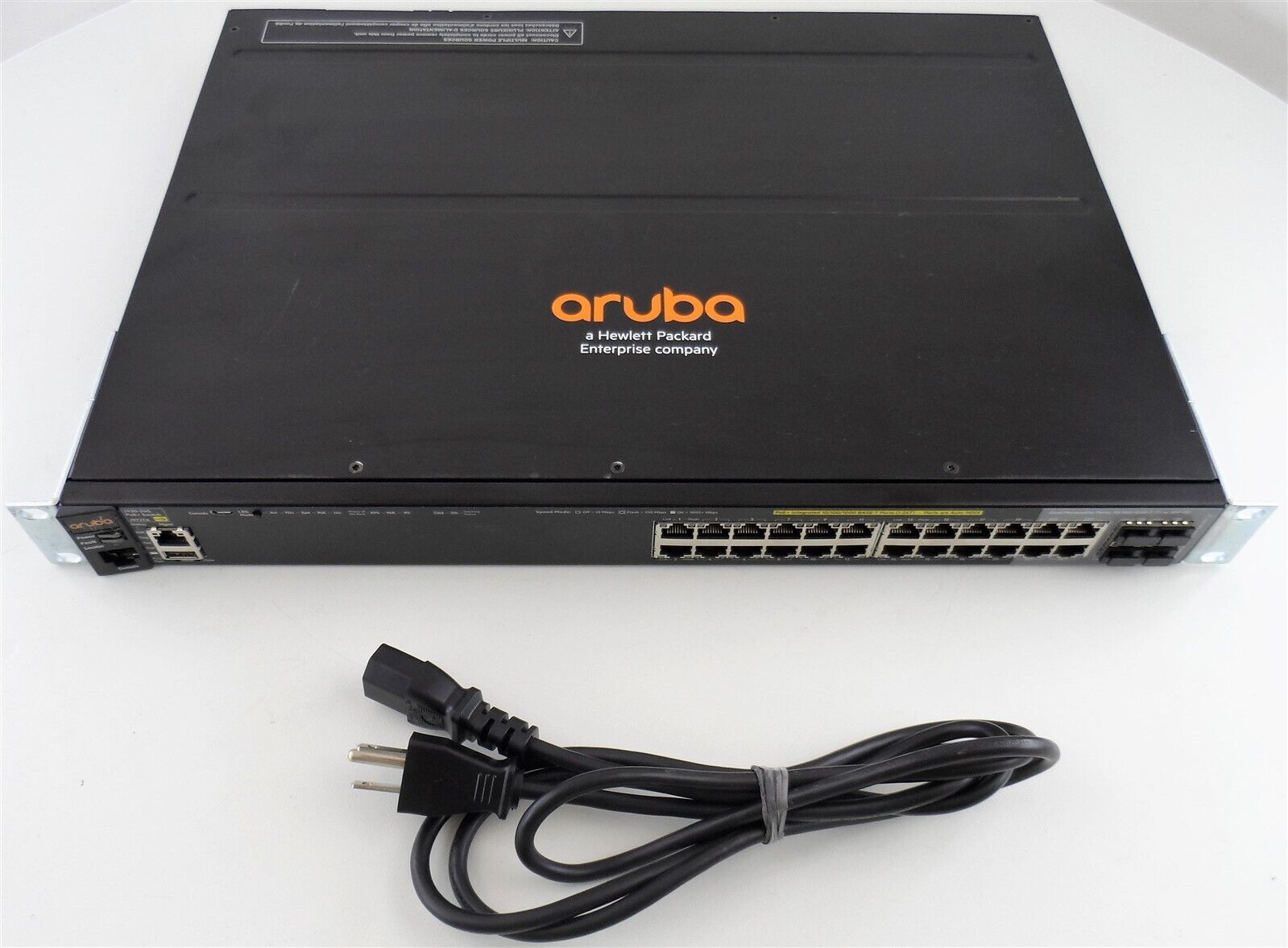 HP Aruba 2920-25G (J9727A) PoE+ Switch with Power Cable Used