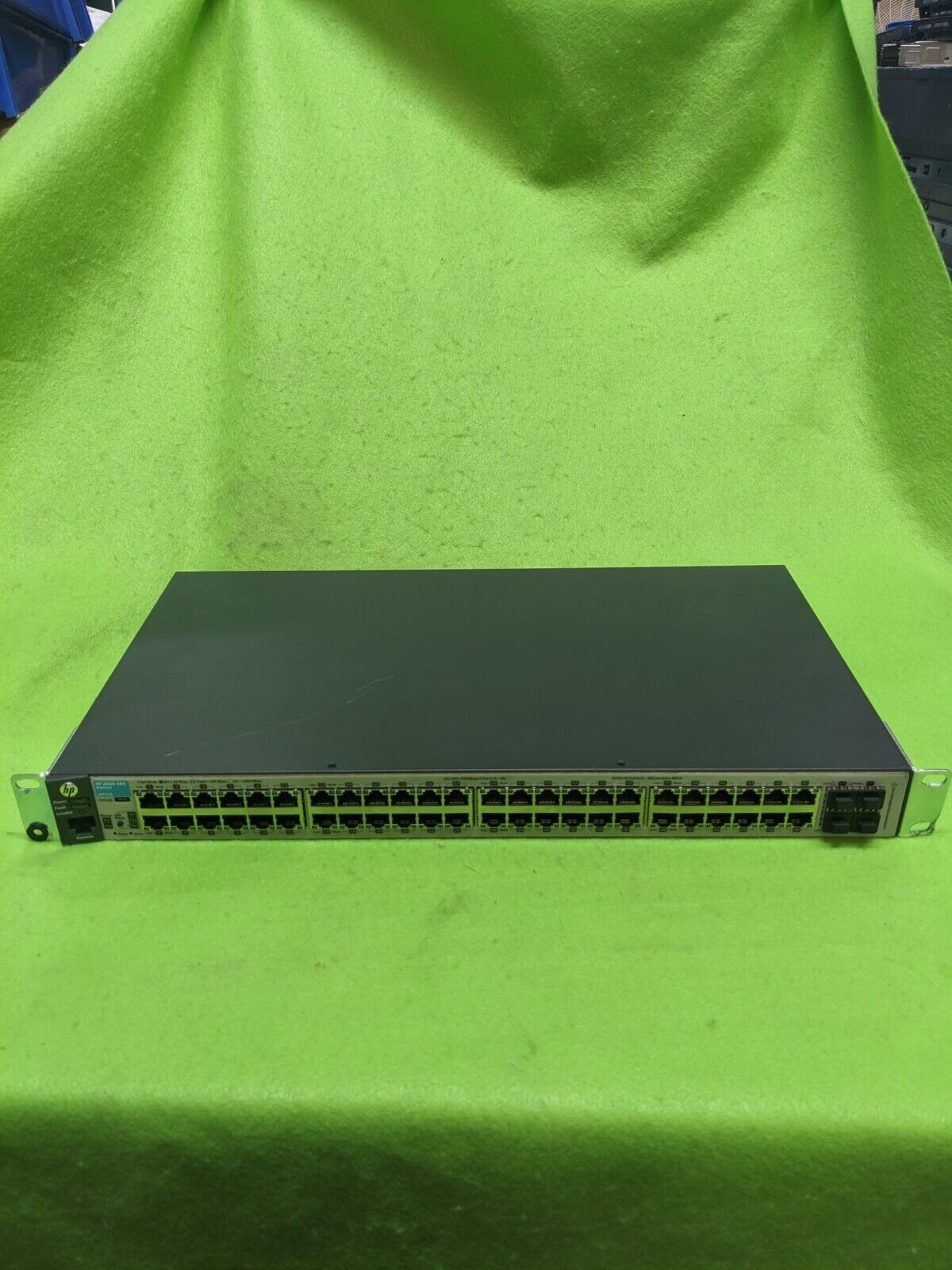 HP 2530-48G 48-Port Gigabit Network Switch J9775A w rack ears