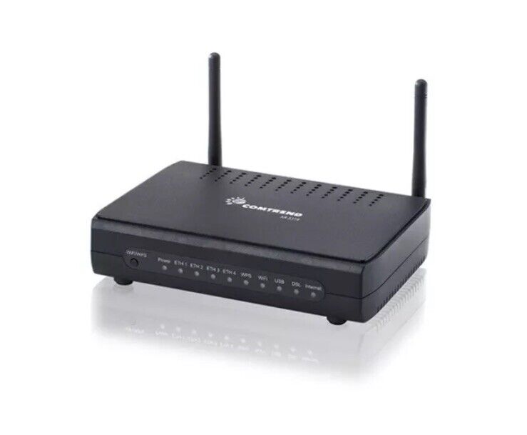 Comtrend AR-5319 Wireless N Gateway Ethernet ADSL 2+ Router Modem w/ Adapter NEW
