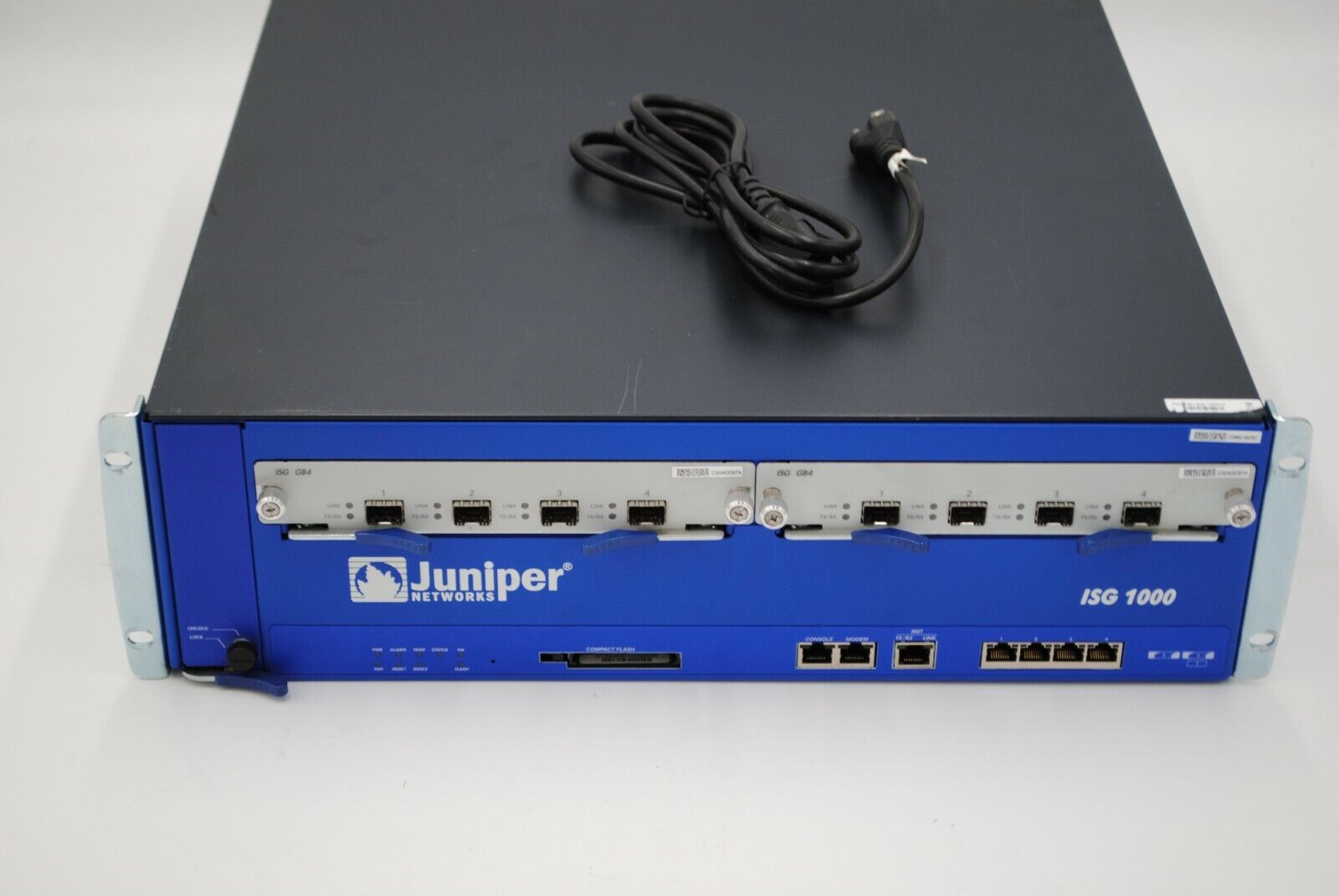 Juniper Networks NS-ISG-1000 Baseline Security Appliance with ISG GB4 modules
