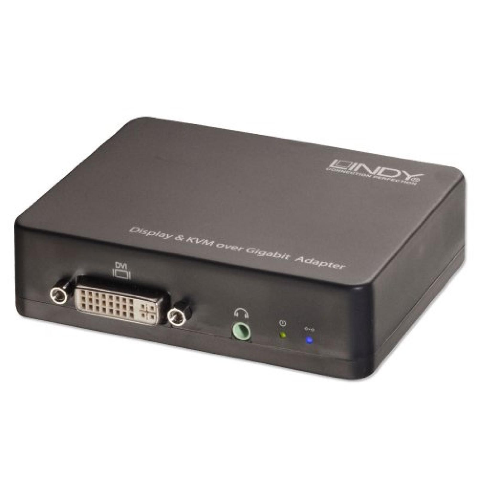 NEW Lindy KVM Gigabit Console Adapter DVI-D and Audio (38083)