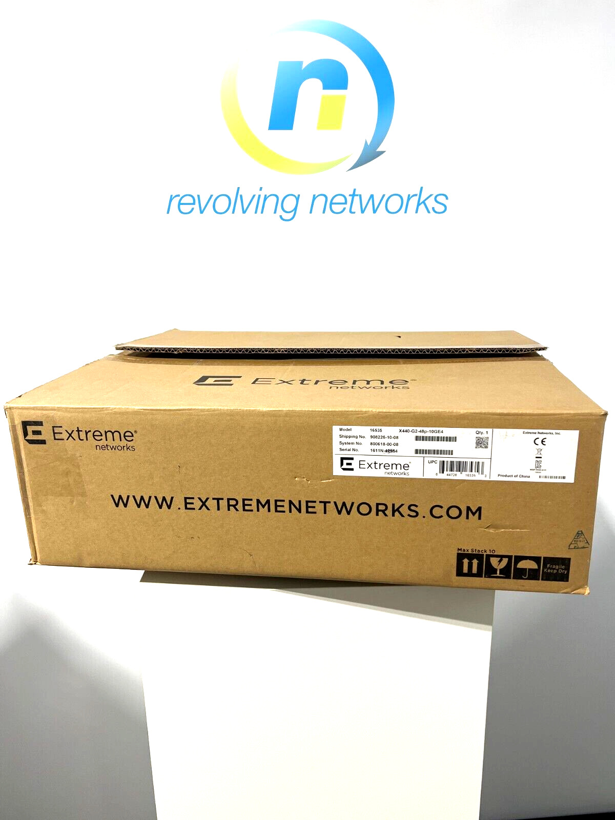 NOB Extreme Networks X440-G2-48P-10GE4 48-Port GbE PoE+ Switch - SEE NOTES