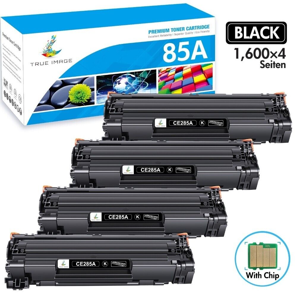 4PK CE285A Toner Cartridges for HP Laserjet 85A P1102 P1102W P1006 P1005 M1212nf