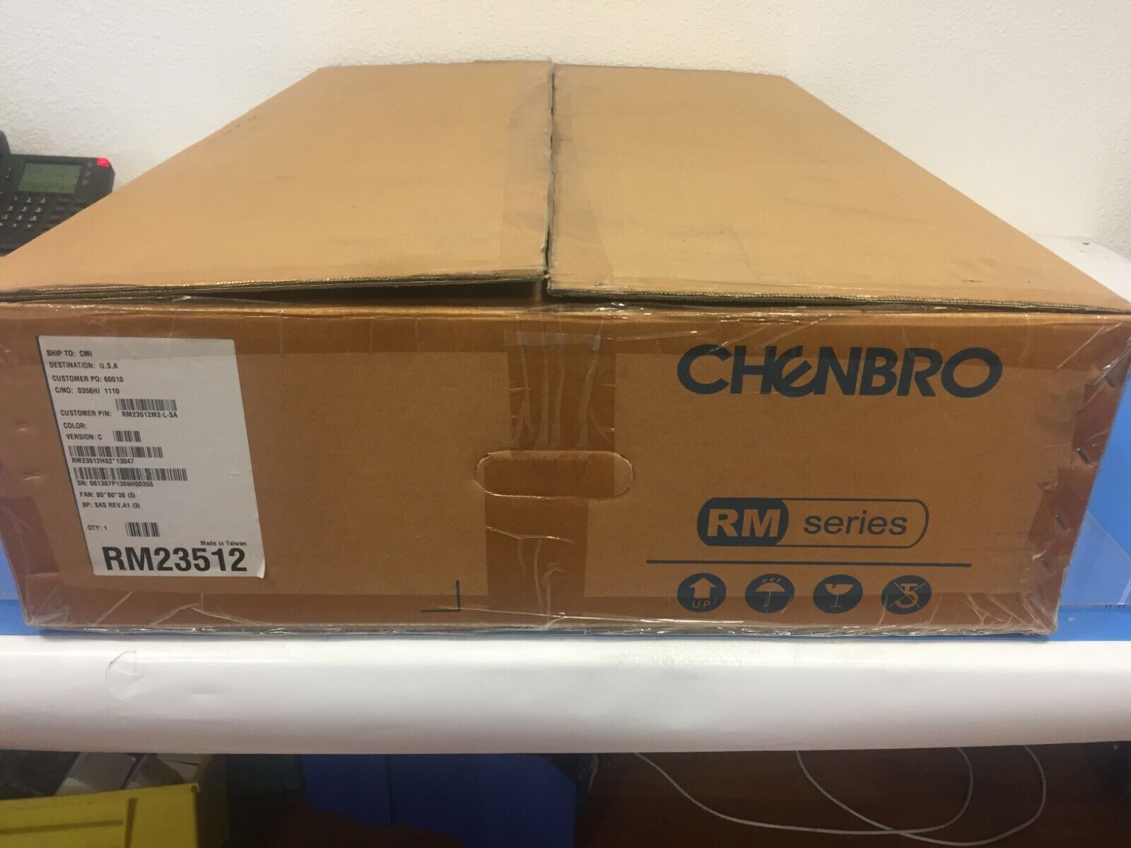 Chenbro RM23512M2-L-SA RM Series Storage Chassis Comes with Hardware
