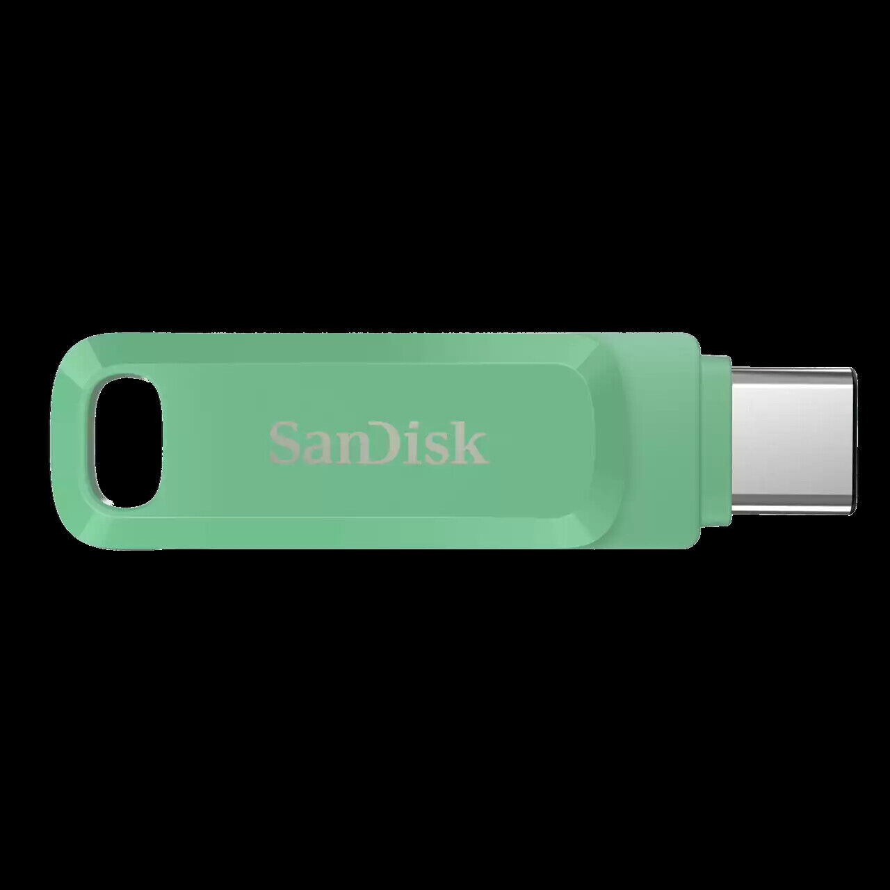 SanDisk 256GB Ultra Dual Flash Drive Go USB Type-C, Green - SDDDC3-256G-G46AG