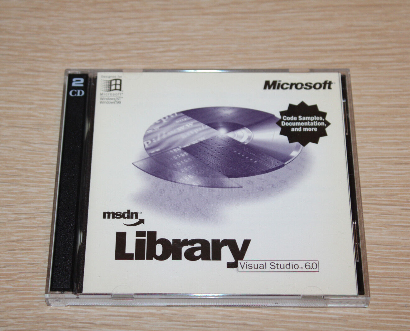 MICROSOFT MSDN Library Visual Studio 6.0 PC 2 Discs Code Samples Documentation