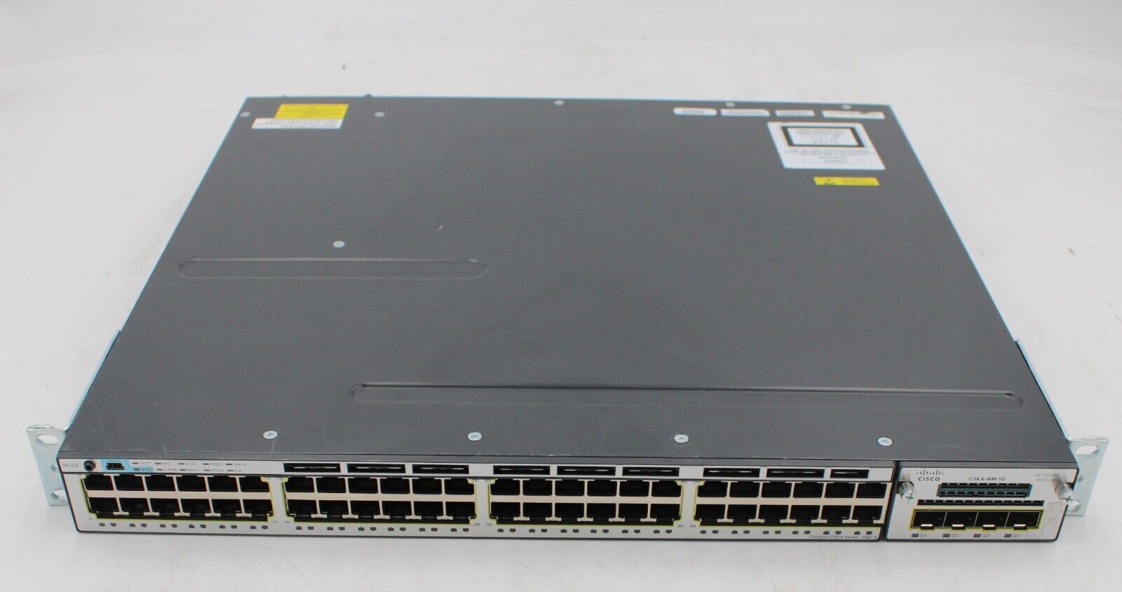 Cisco Catalyst WS-C3750X-48P-S Gigabit Ethernet Network Switch Managed TESTED