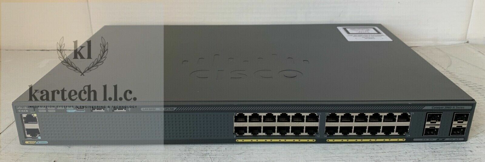 Cisco Catalyst WS-C2960X-24TS-L  24-Port Gigabit Ethernet Switch