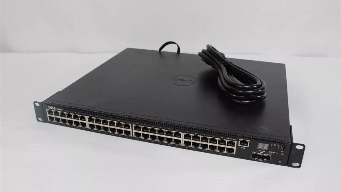 Dell PowerSwitch N2000 Series N2048P 48-Port PoE Ethernet Factory Reset 