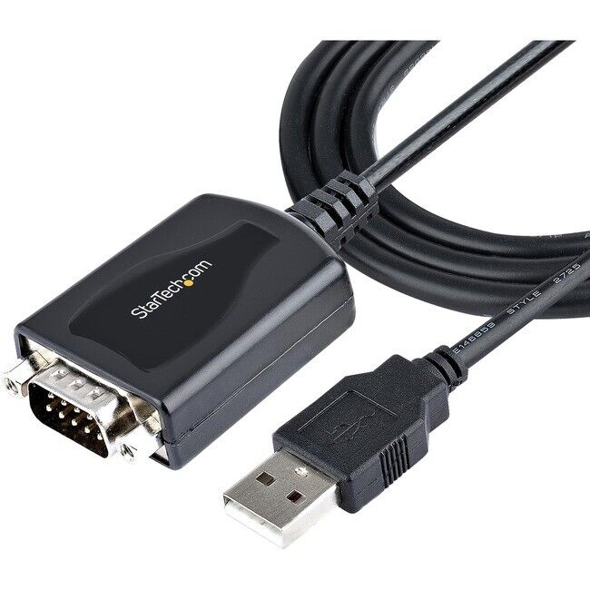 StarTech 1m USB to Serial Cable with COM Port Retention 1P3FPCUSBSERIAL