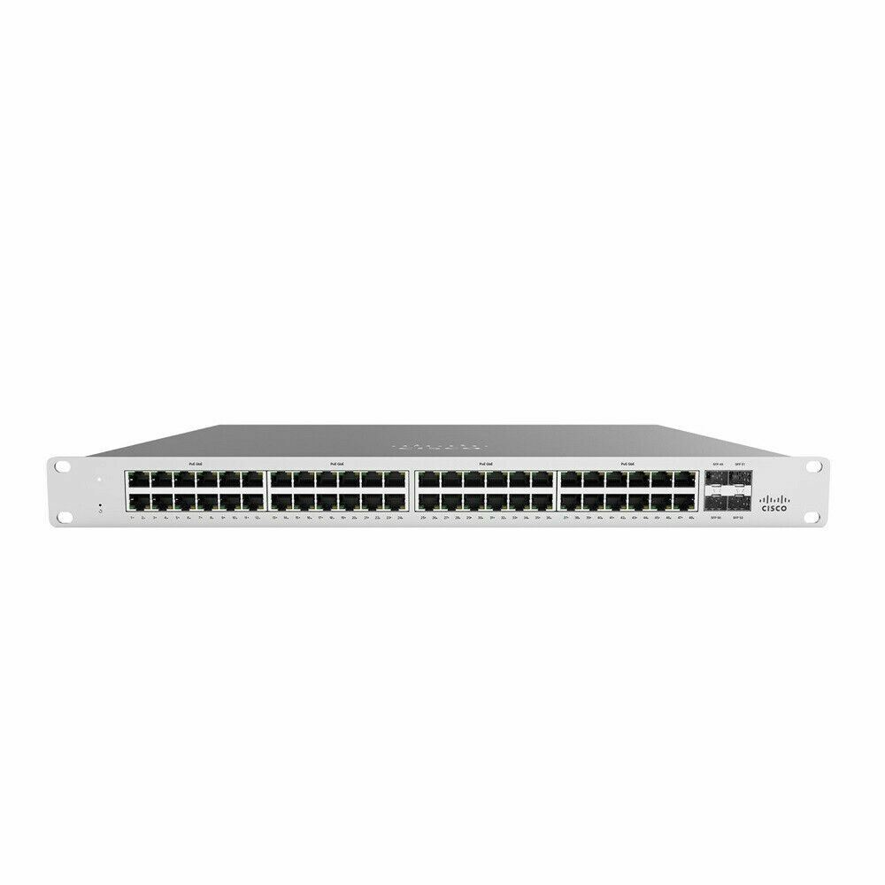 Cisco Meraki MS120-48 Cloud Managed Ethernet Switch with 3 Year License