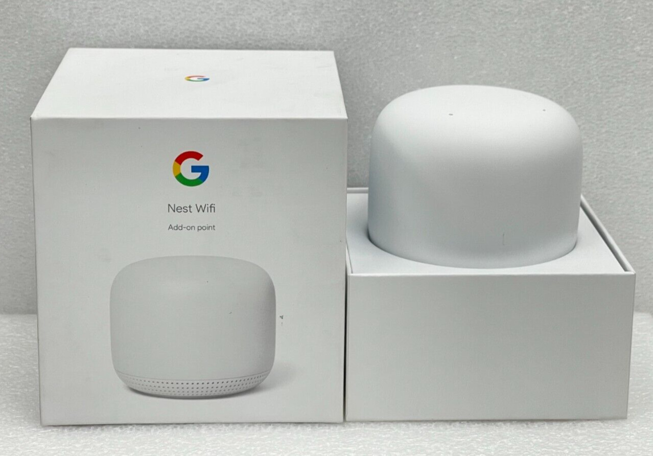 Google Nest Wifi Point - Snow (GA00667-US) Great Condition / Used 