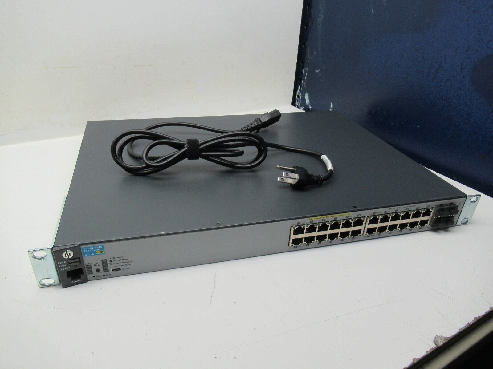 HP 2530-24G PoE+ Switch   J9773A With AC Power Cord No Cables