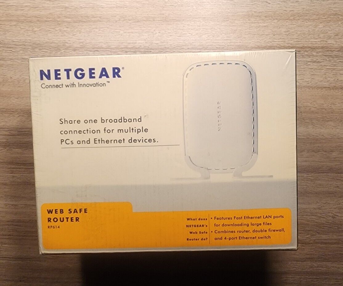 Netgear RP614 100 Mbps 4-Port 10/100 Wired Router