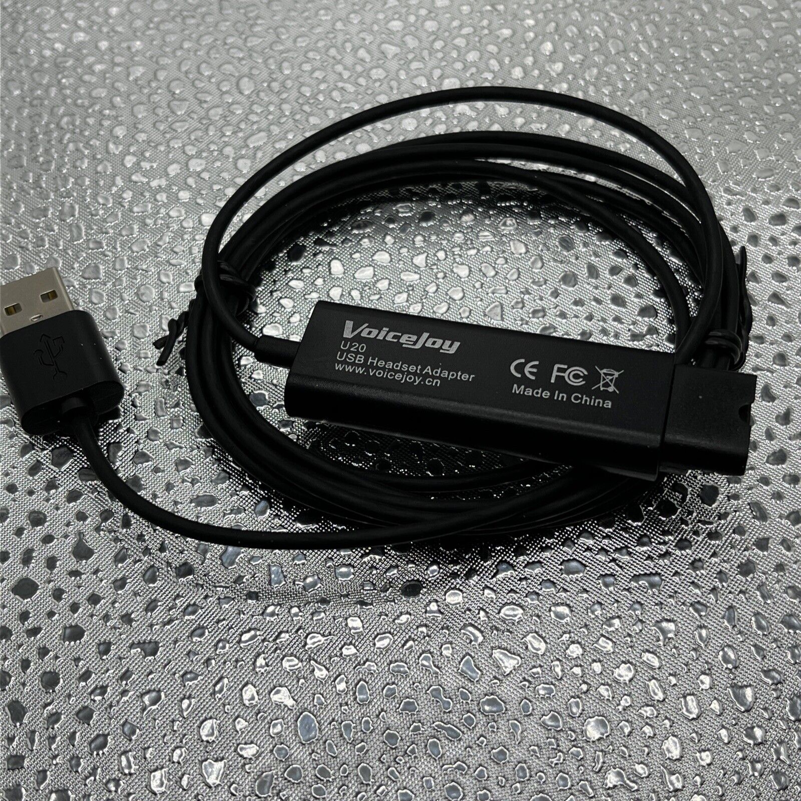 VoiceJoy u20 USB quick disconnect QD Cable Adapter mute volume plantronics