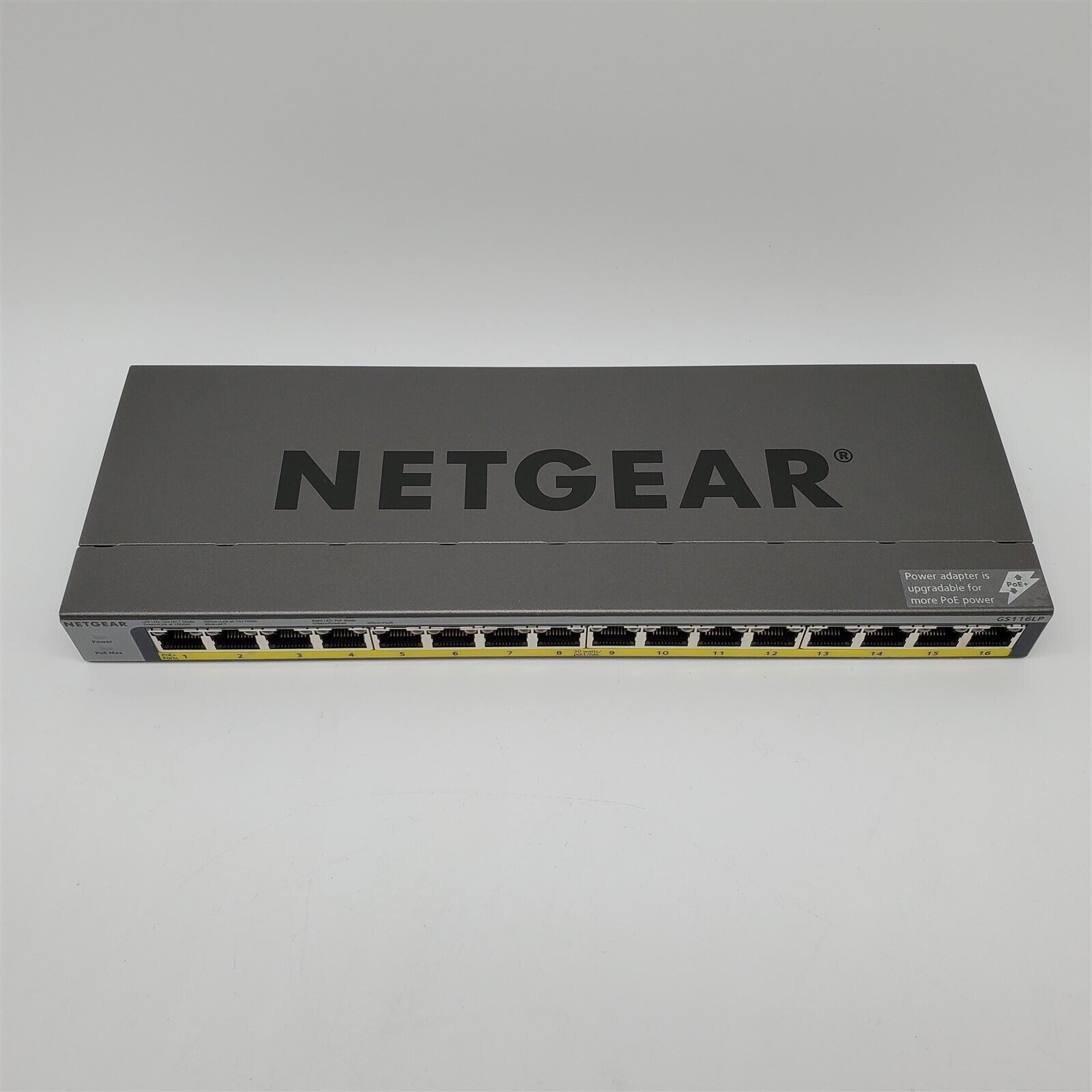 NETGEAR 16-Port Gigabit Ethernet Unmanaged PoE Switch [GS116LP-100NAS]