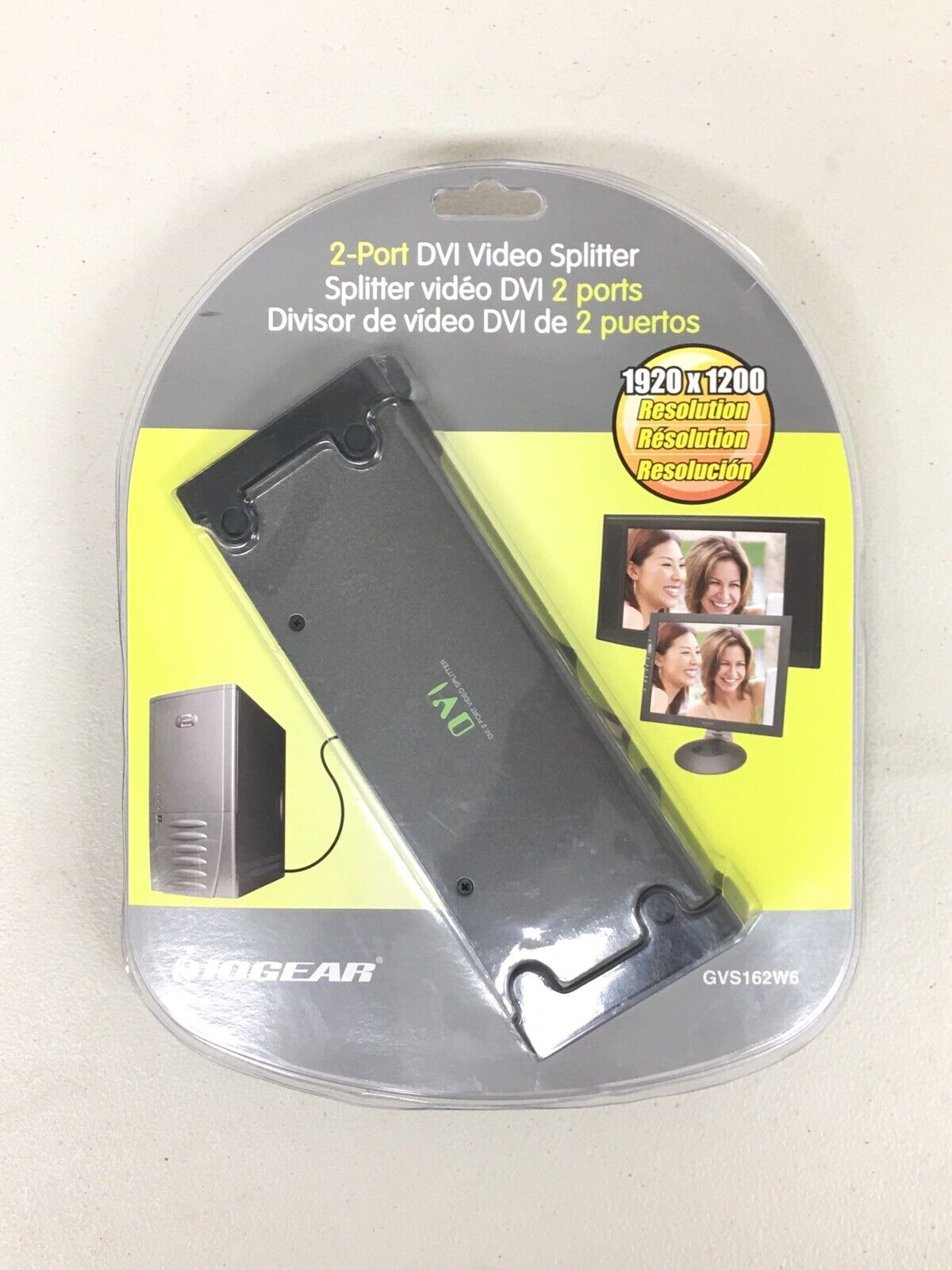IOGEAR GVS162W6 | 2-Port DVI Video Splitter with Audio #7352
