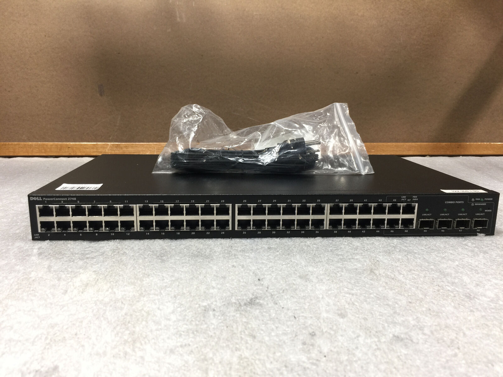Dell PowerConnect 2748 48-Port 1000Mbps 1Gbps Ethernet Network Switch -TESTED