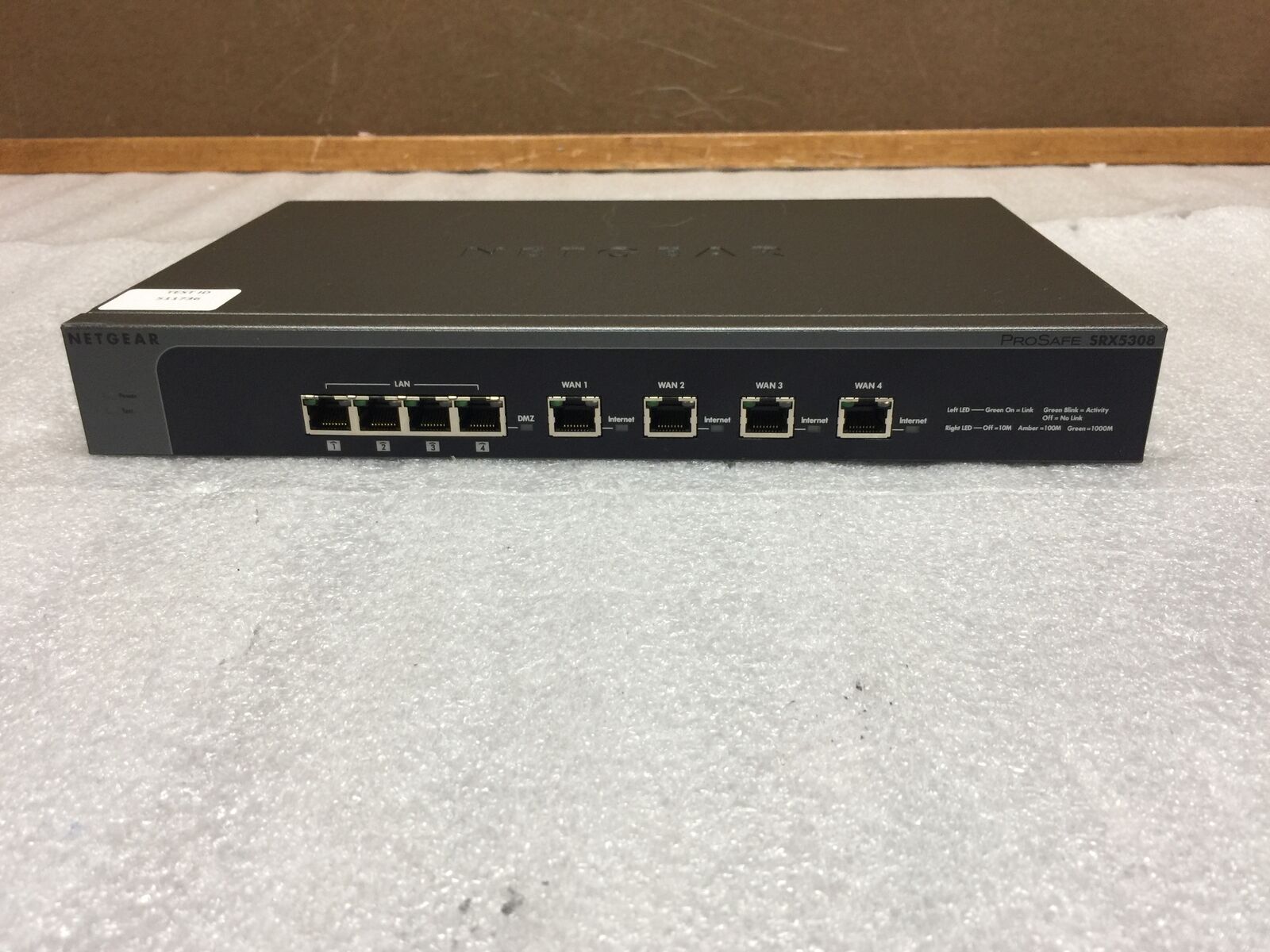 Netgear ProSafe SRX5308 Quad WAN Gigabit SSL VPN Firewall, Tested and Working