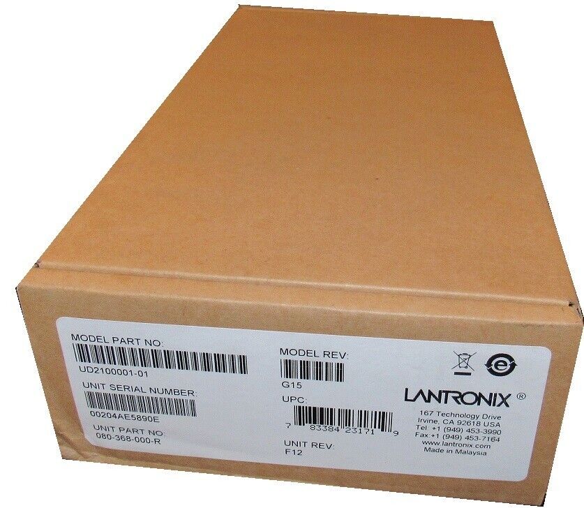 Lantronix UDS2100 Serial Device Server UD2100001-01