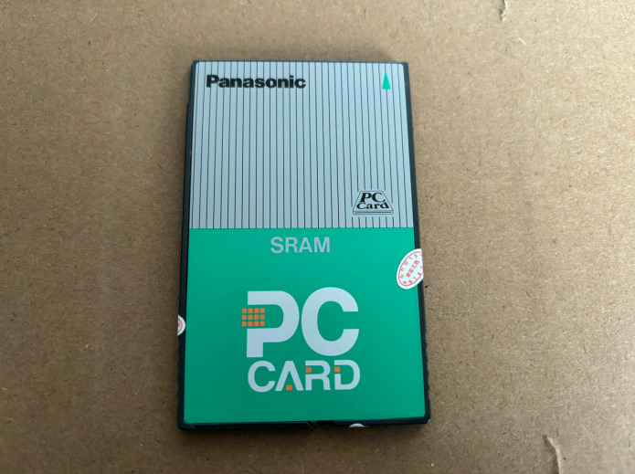 PANASONIC 2MB   SRAM Card  ( no battery)