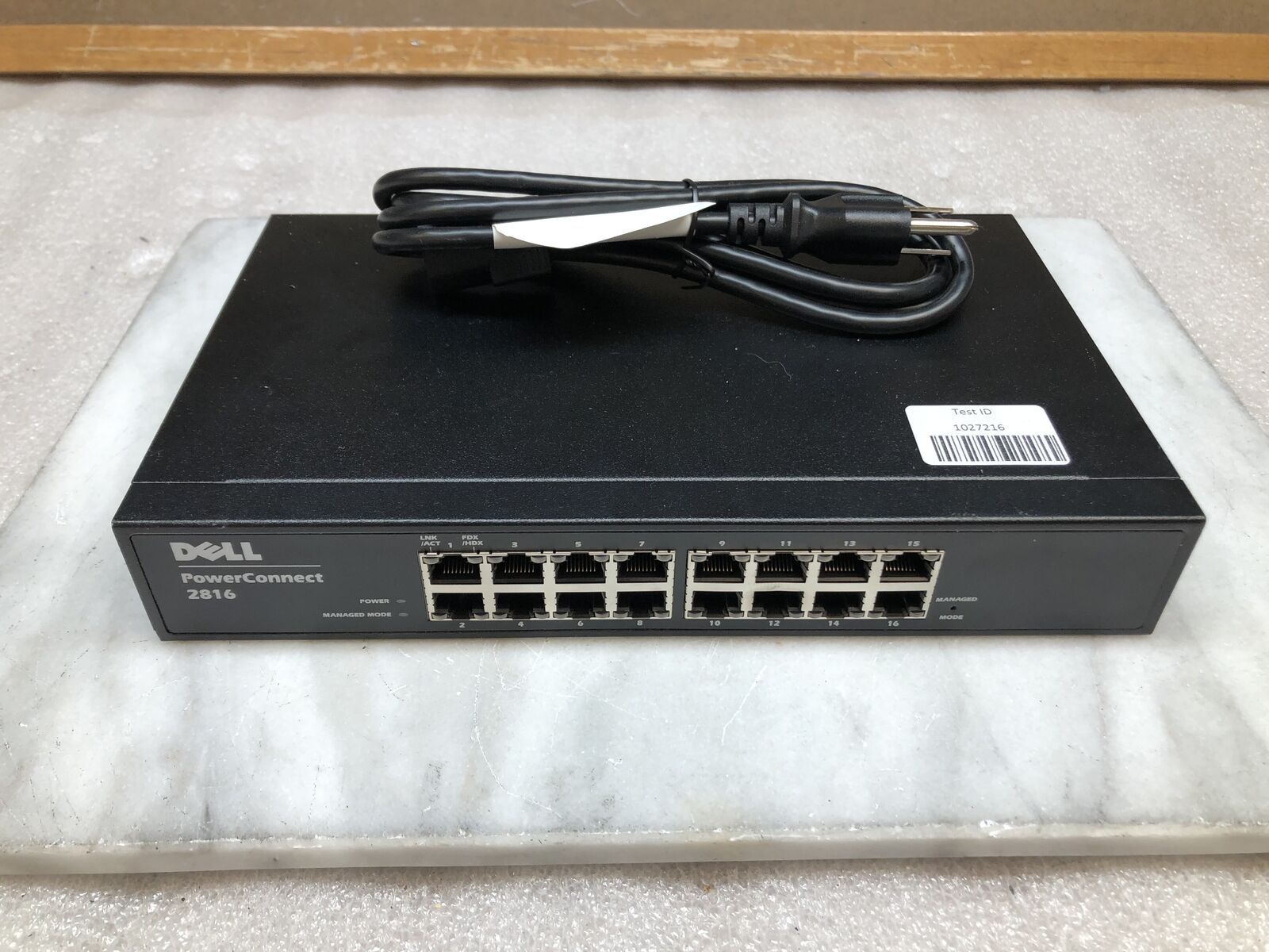 Dell PowerConnect 2816 16-Port Eth 10/100/1000 Gigabit Network Switch TESTED
