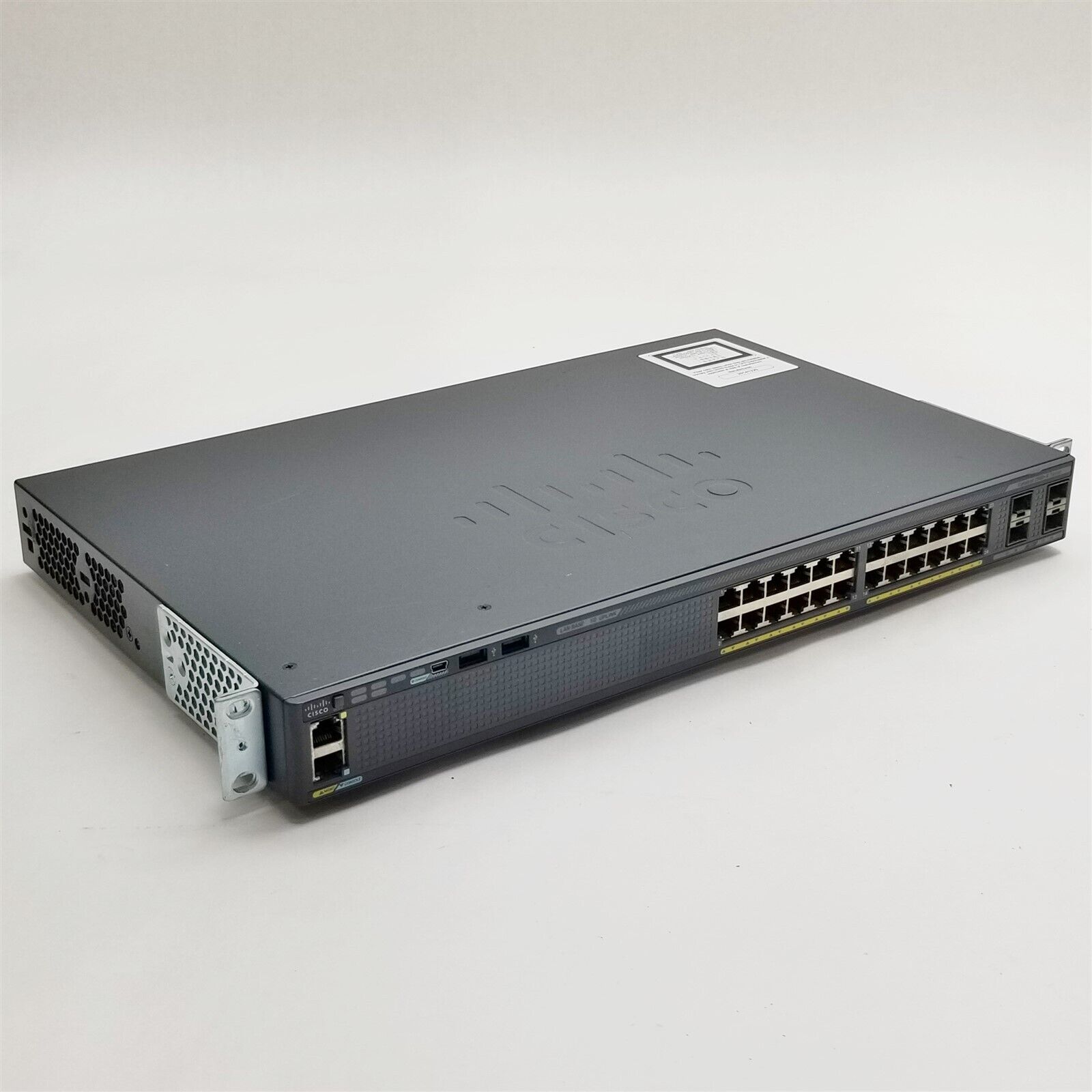 Cisco 2960-X WS-C2960X-24TS-L V03 24-Port Gigabit Network Switch w/ C2960X-STACK