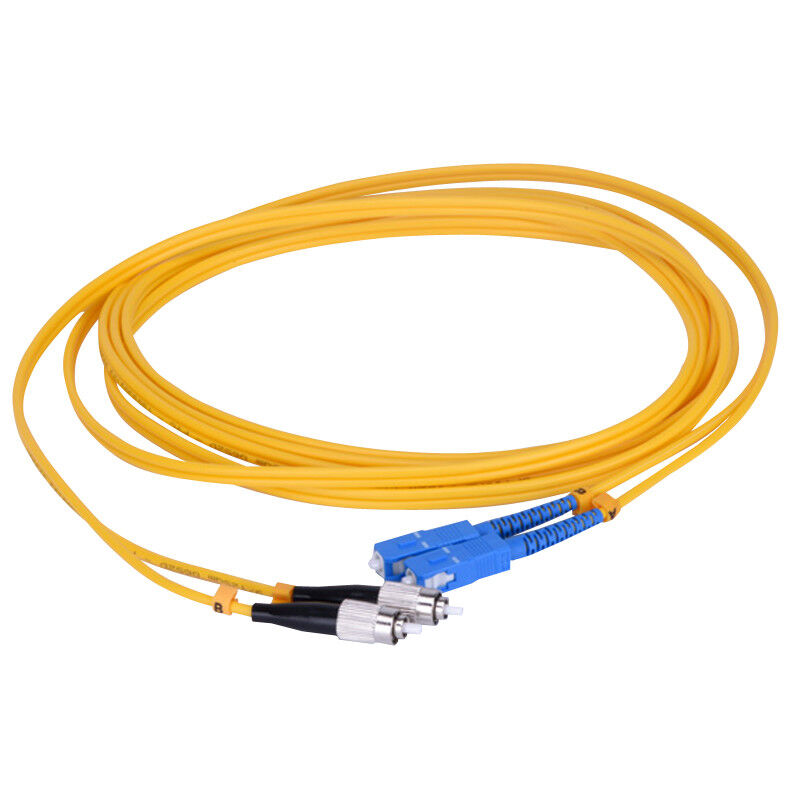 30M Duplex Single Mode 9/125 SC to FC Fiber Patch Cord Jumper Cable SM 