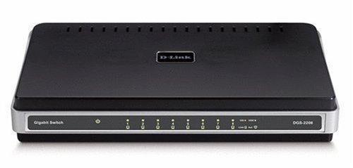 D-Link DGS-2208 Ethernet Switch 10/100/1000 8Port (8 Port) Gigabit NEW SEALED