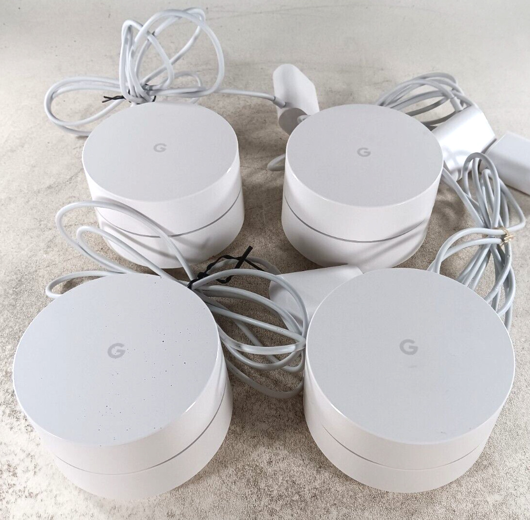 Google AC-1304 Wi Fi Dual-Band Mesh Wi-fi Router White 4 Pack