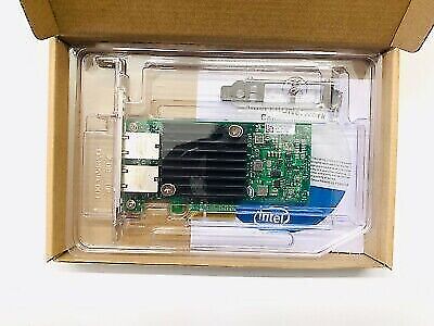 Intel X550T2BLK Network Ethernet Converged Adapter X550-T2 Bulk Pack Retail US