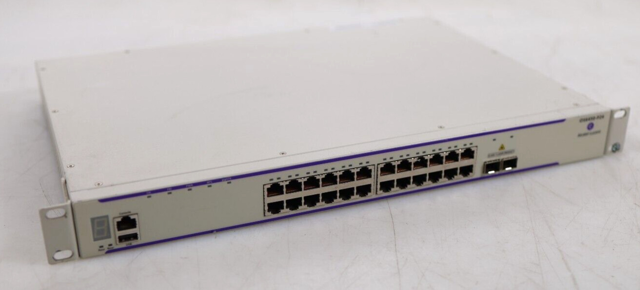 Alcatel-Lucent OmniSwitch OS6450-P24 24x PoE RJ45 2x SFP+ Gigabit Switch