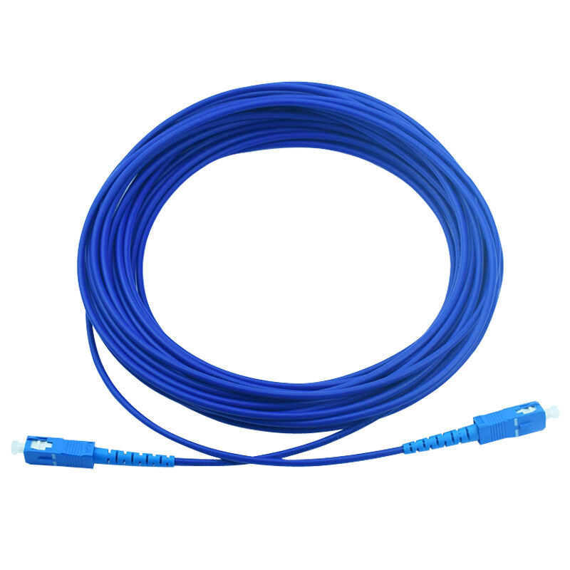 1000M Indoor Armored Cable SC-SC SM 9/125 3.0mm Single Core Fiber Patch Cord 
