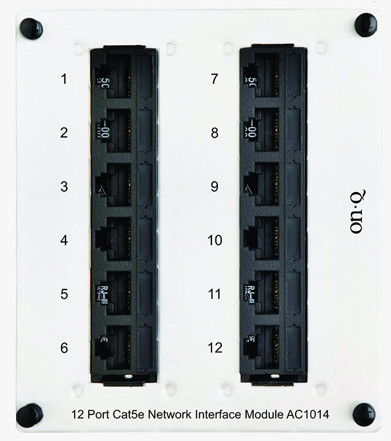Legrand - OnQ 8 Port Cat 5e Network Interface Module, RJ45 Network Switch, High-