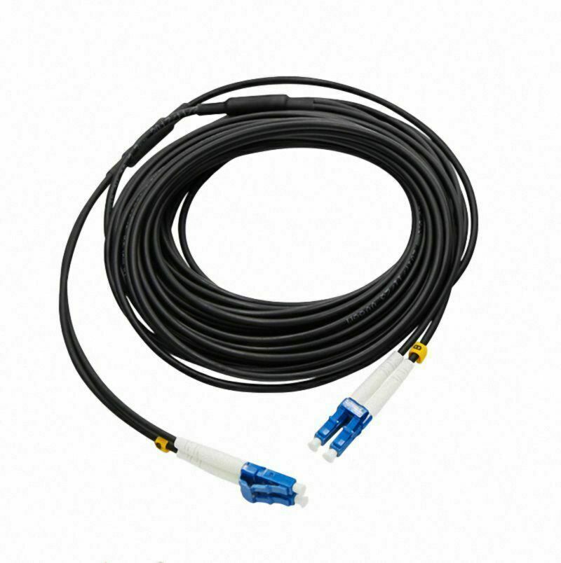  Armored Fiber Patch Cable for conduit,underground,outdoor,LC 100m Singlemode