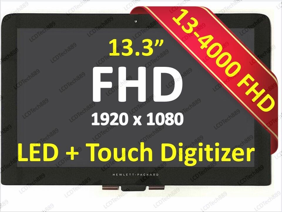 13.3\'\' LCD LED Touch Screen w Digitizer For HP Spectre 13-4103dx X360 1080P FHD
