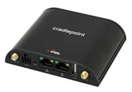 CradlePoint IBR600LPE-GN T-Mobile Wireless Router US Power Cable & 4 Antennas