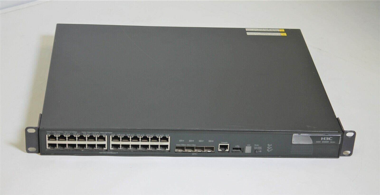 HP H3C A5800-24G JC100A 24 Port Gigabit Network Switch 4xSFP+ 10Gbps S5800-32C