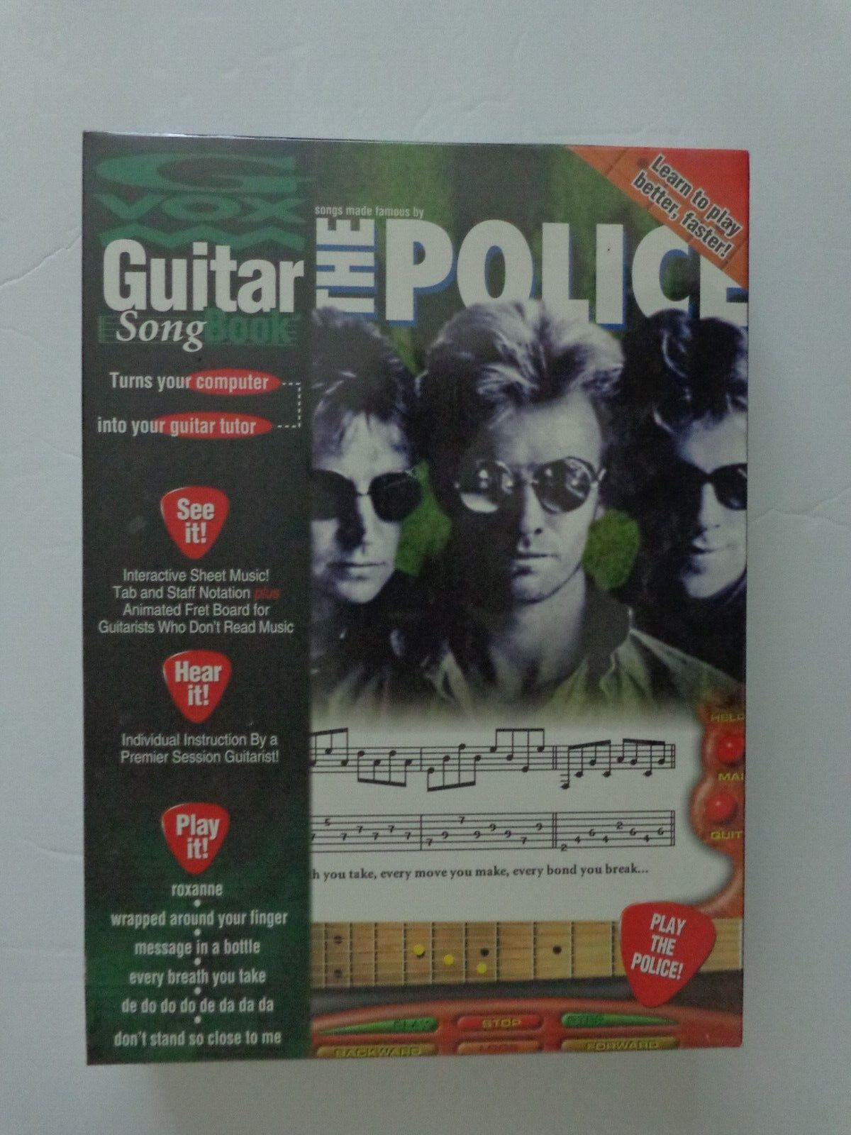 G-VOX GUITAR SONGBOOK: THE POLICE CD-ROM