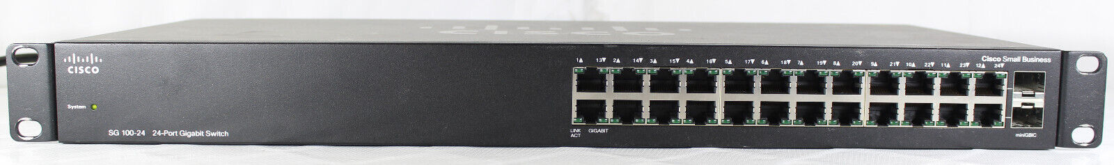 Cisco SG100-24 24-Port Gigabit Ethernet Switch SR2024T 