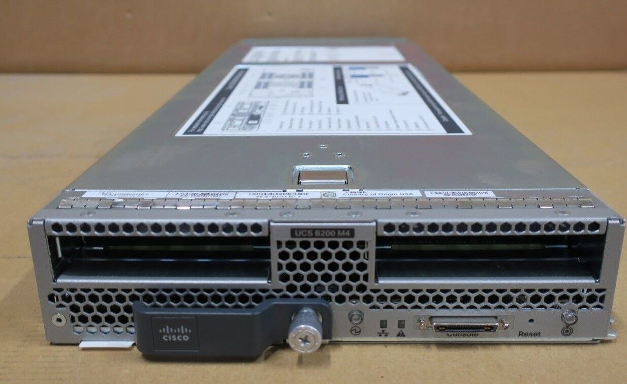 Cisco UCSB-B200-M4 UCS B200 M4 CTO with RAID and 2 x heatinks Blade Server