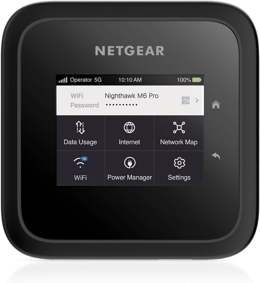 NETGEAR Nighthawk M6 Pro Mobile Hotspot 5G mmWave 8Gbps, Unlocked MR6550