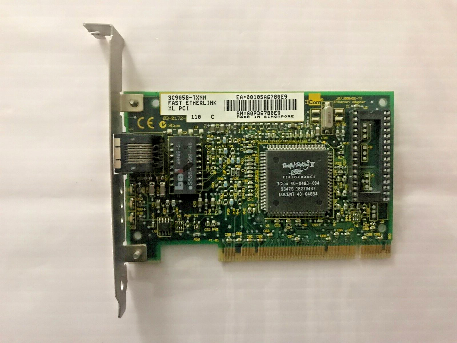 3Com 3C905B-TXNM Fast Etherlink XL PCI 10/100 Base-TX Adapter Network LAN Card