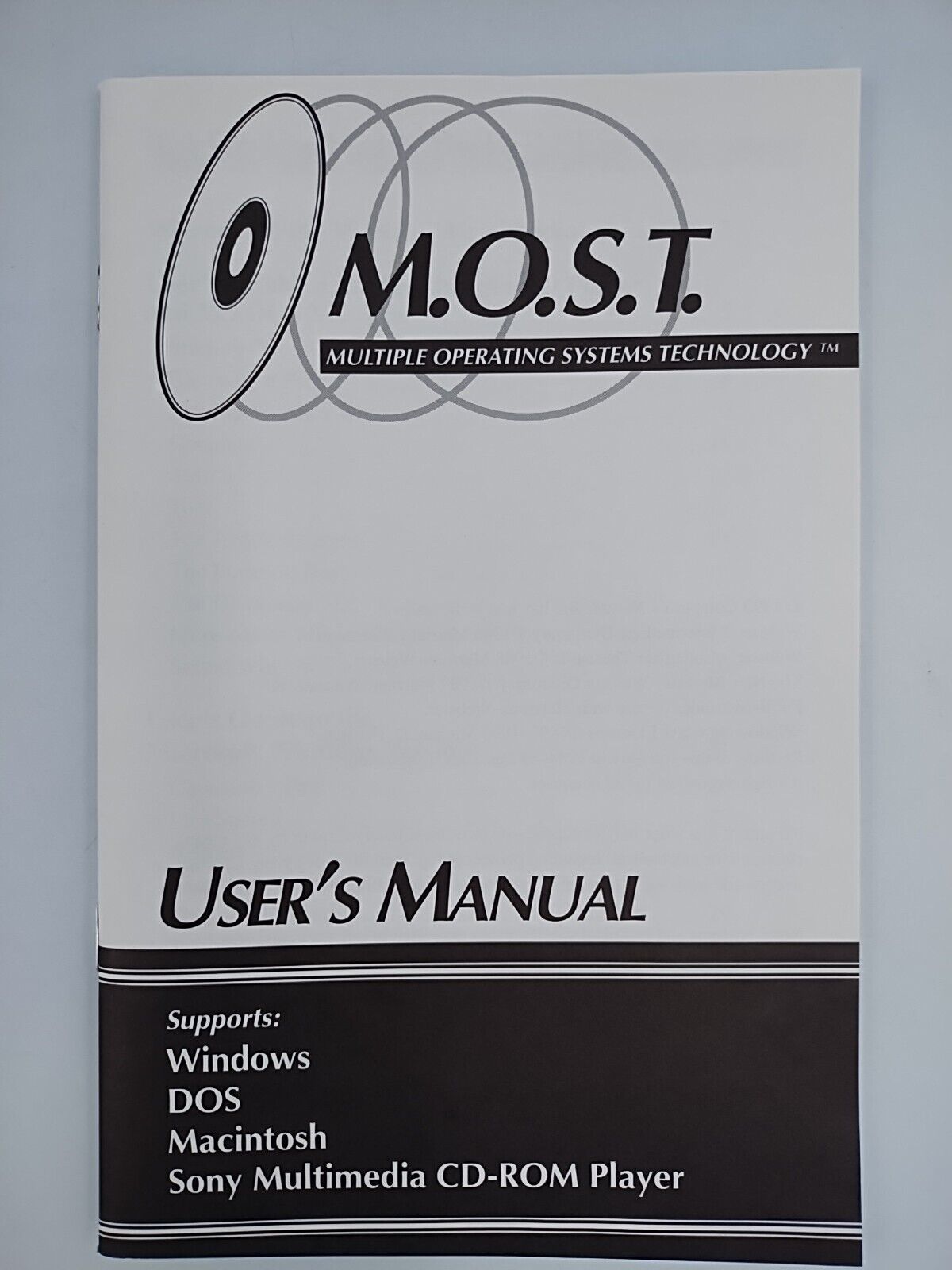 Vintage MOST Users Manual Multiple Operating Systems Technology KGB CIA Factbook