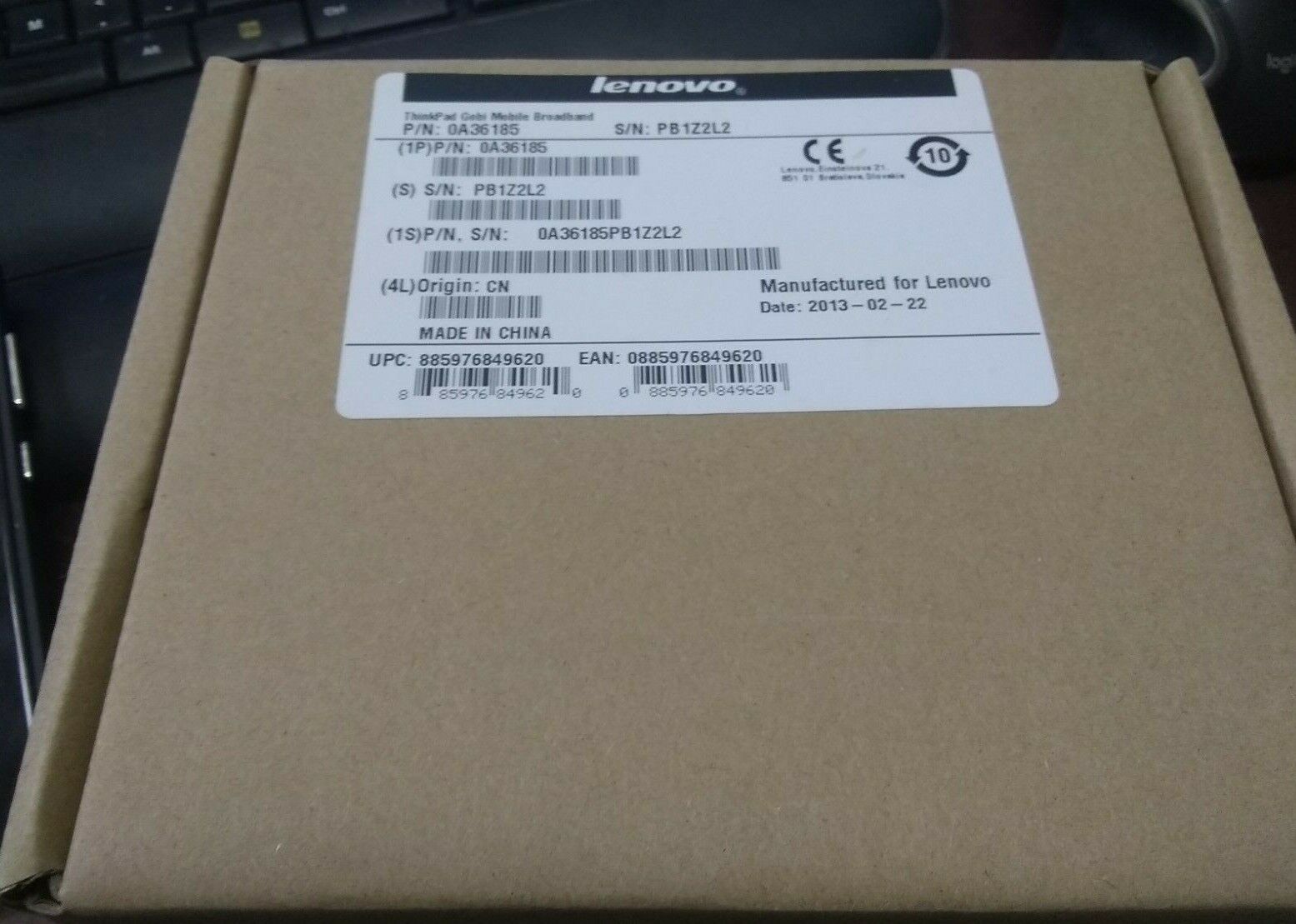 Lenovo ThinkPad GOBI 3000 Mobile Broadband 0A36185