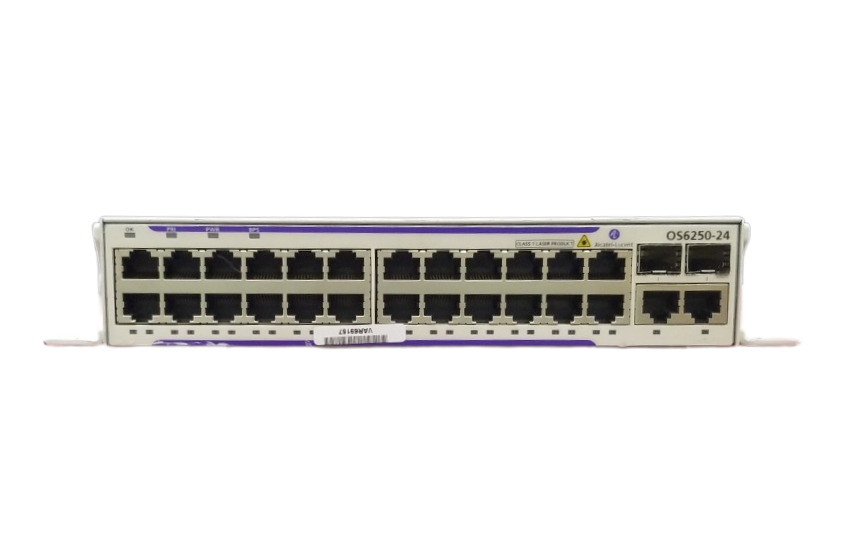 ALCATEL-LUCENT OMNISWITCH 6250 AOS ETHERNET LAN SWITCH P/N-OS-6250-24